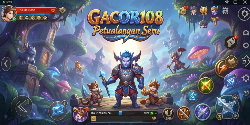 Tampilan gameplay petualangan seru di GACOR108.